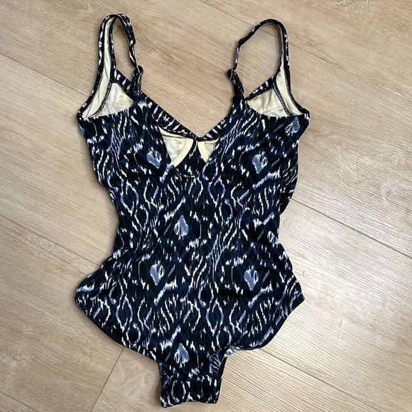 MIRACLESUIT Palatium Colorblock Sanibel One Piece Swimsuit BLUE SIZE 10 NEW 0679 - Picture 6 of 9